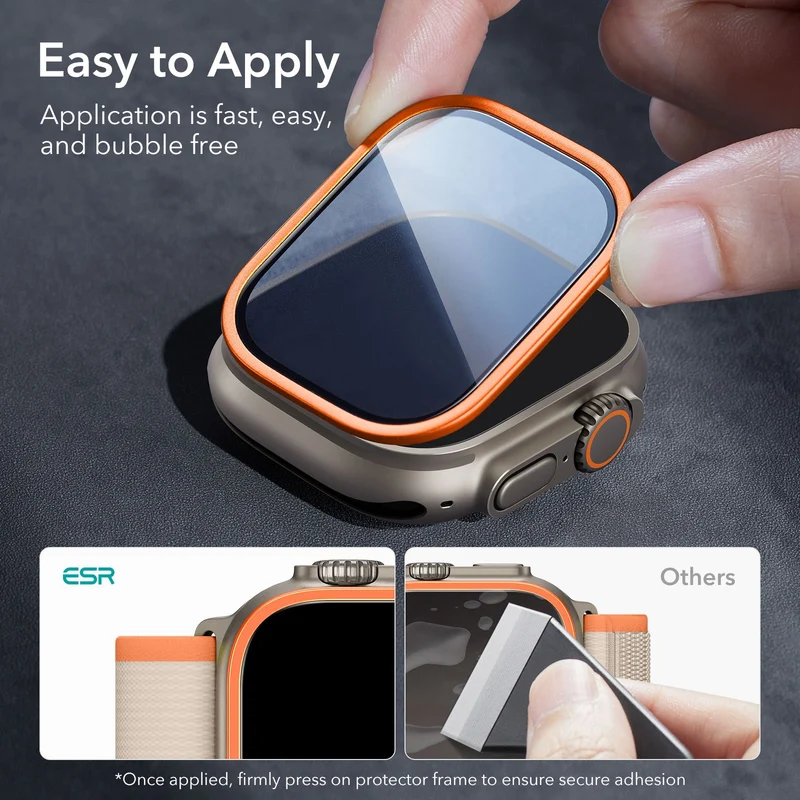 Apple Watch Ultra Armorite Screen Protector - Black