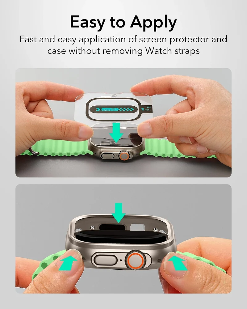 Apple Watch Ultra 3 Armorite Protection Set - Titanium