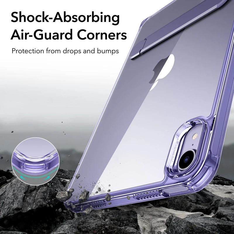 iPad mini 7/mini 6 Boost Kickstand Case - Clear Black
