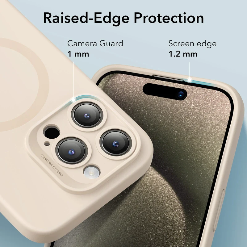 iPhone 15 Pro Max Cloud Soft Case (HaloLock) - Light Tan