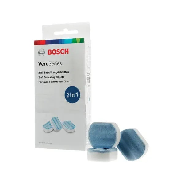 Pastilles détartrantes pour cafetière Bosch 00312093 TCZ8002A