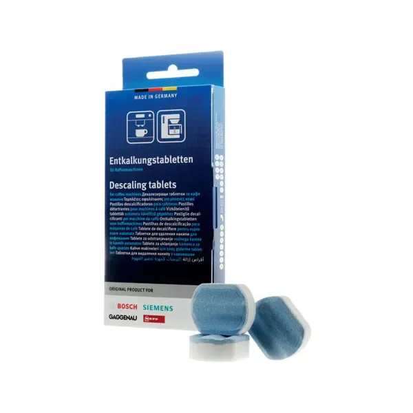 Pastilles détartrantes pour cafetière Bosch CL9TX11Y0/02 code 00311975