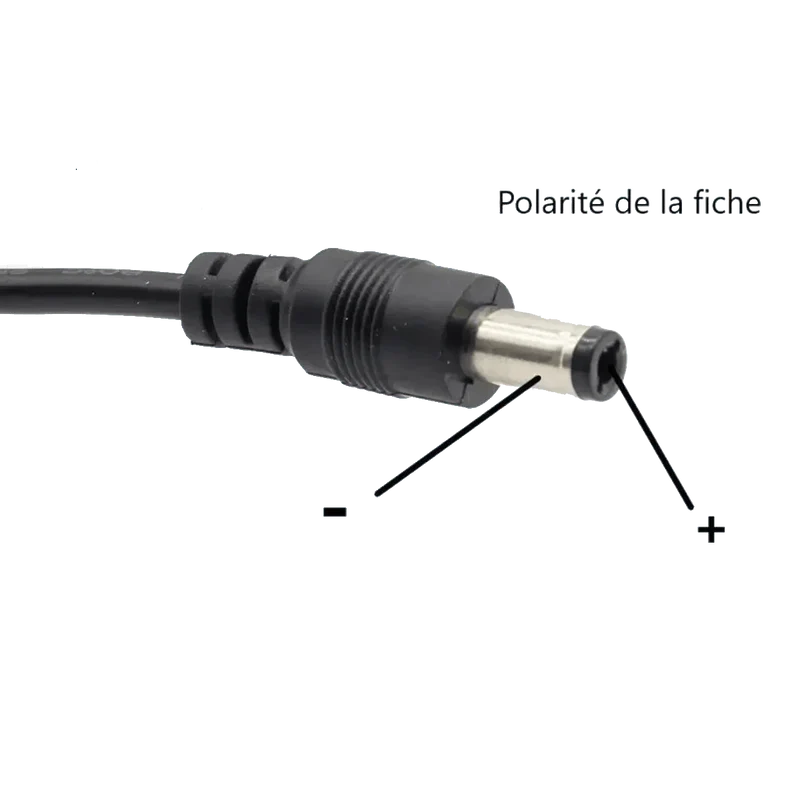 Alimentation 18 V 2 A AC/DC 36 W avec fiche 5,5 × 2,5 mm