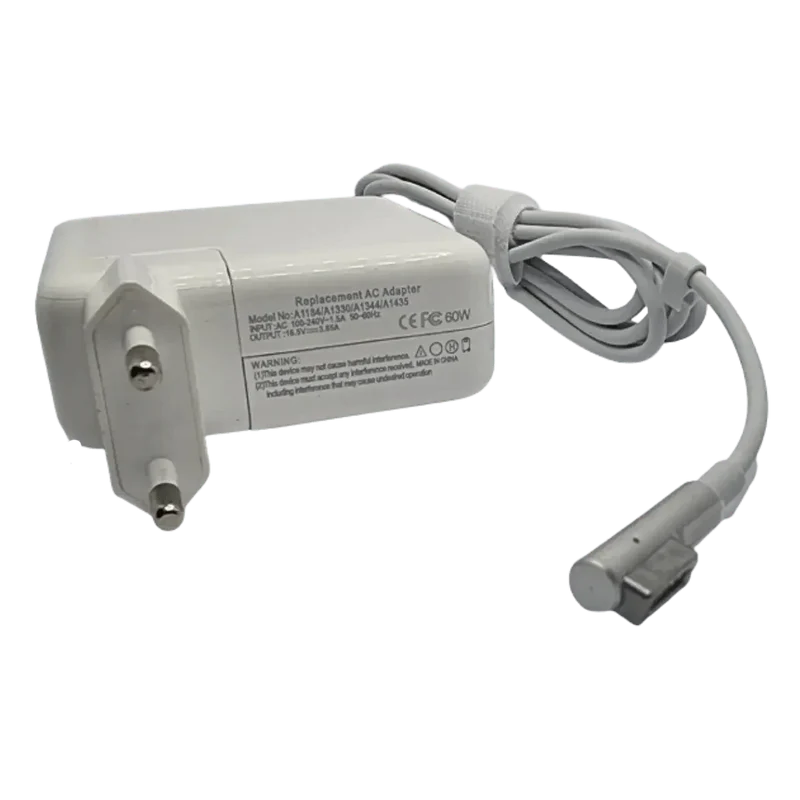 Chargeur 60W pour Macbook Magsafe 16.5V 3.65A fiche L