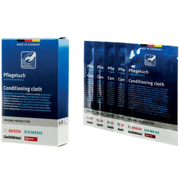 Lingettes de nettoyage en acier inoxydable pour appareils électroménagers Balay 00312007