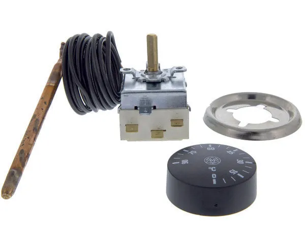 Thermostat réglable chaudière 0-90 ºC TR2 capillaire 1,5 m avec bouton