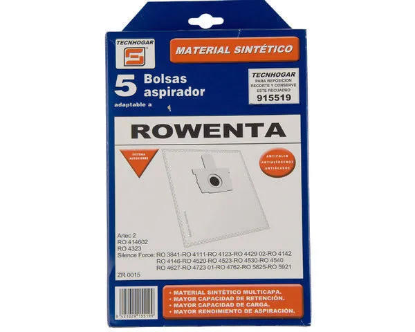SACO D'ASPIRATEUR SYNTHÉTIQUE ROWENTA 5 U.