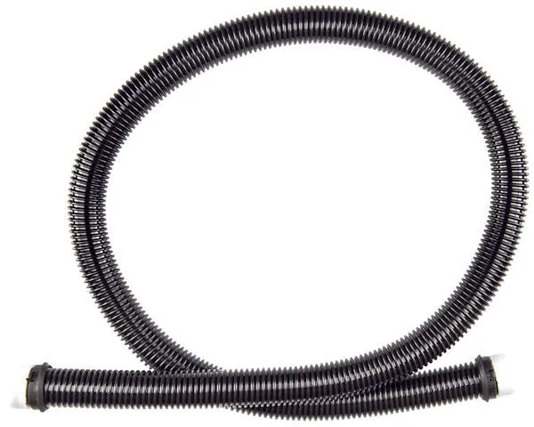 TUBE SOUPLE D'ASPIRATEUR AVEC CLIP NOIR