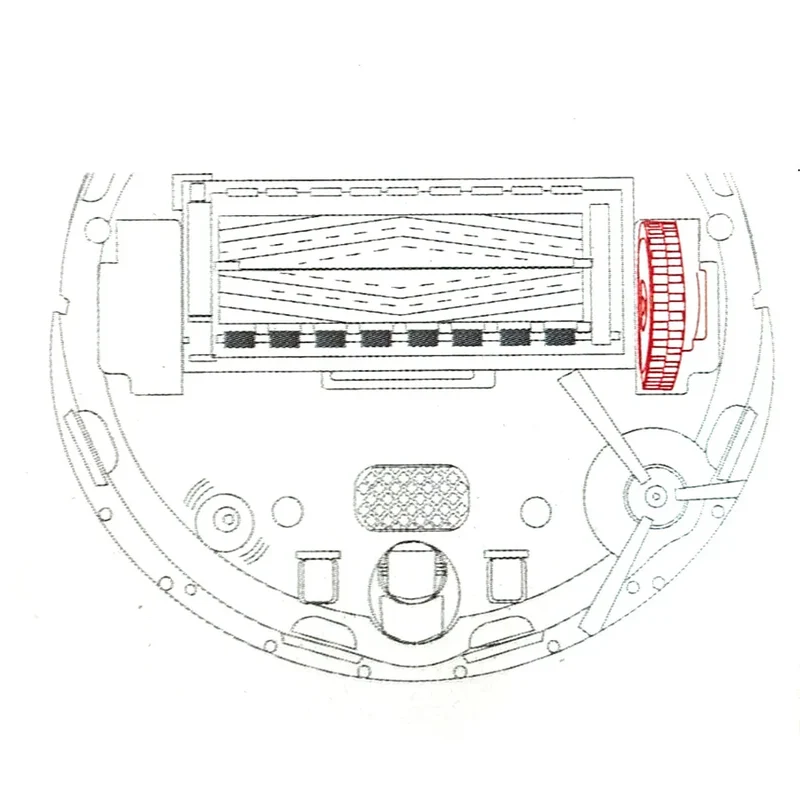 La roue droite du robot aspirateur Roomba 500, 600, 700, 800, 900