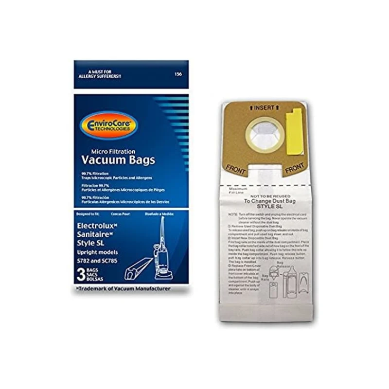 EnviroCare Micro Filtration Vacuum Bags – Electrolux / Sanitaire Style SL