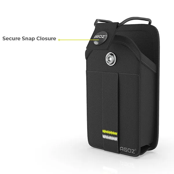 Étui radio Cobra durable avec fermeture à pression