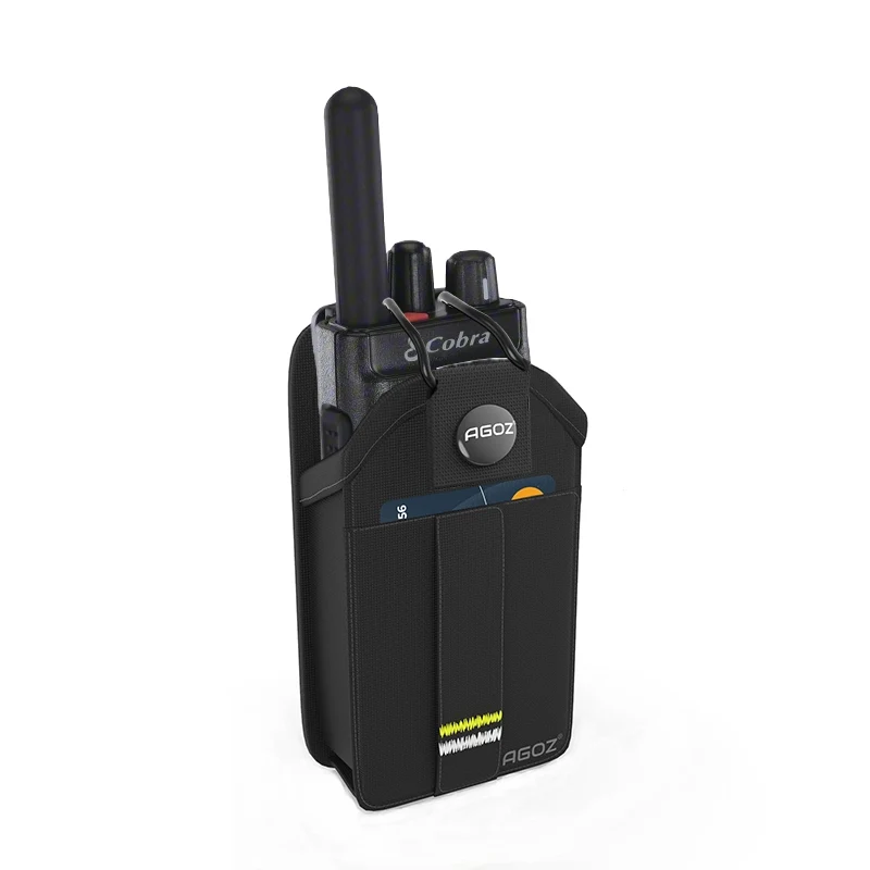 Étui radio Cobra durable avec fermeture à pression