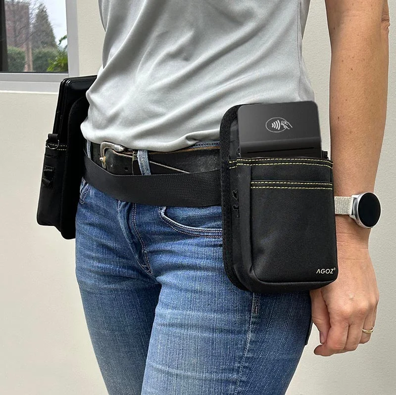 Ceinture de taille à double poche pour Ingenico Mobile POS
