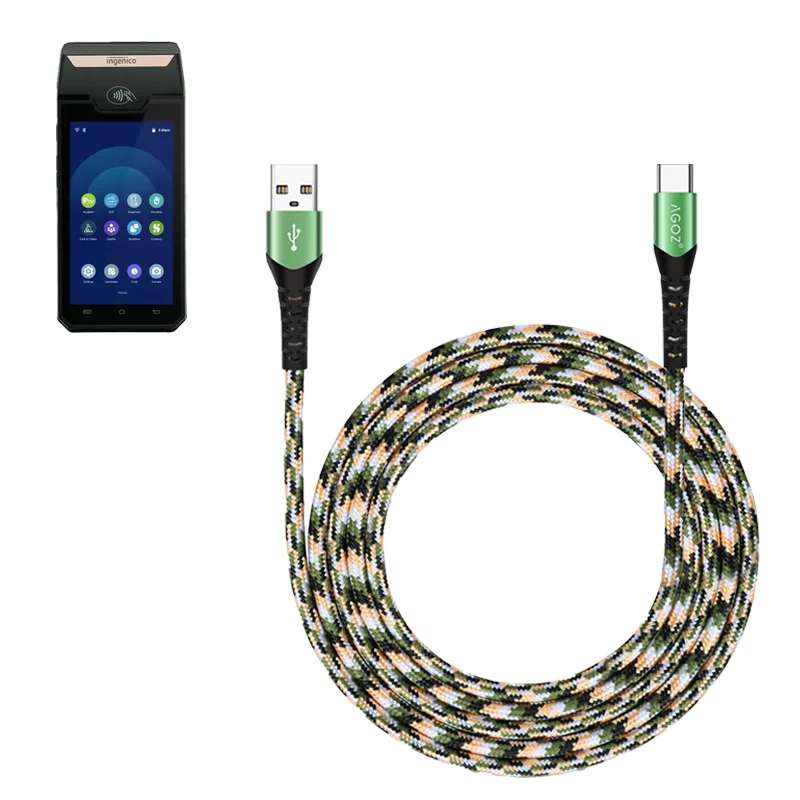 Câble de charge rapide USB-C pour terminal de paiement mobile Ingenico