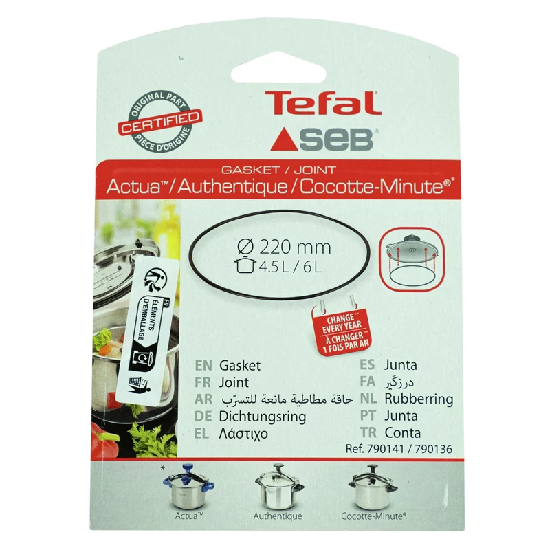 TEFAL - joint à tube de pression 4,5-6l - 790141