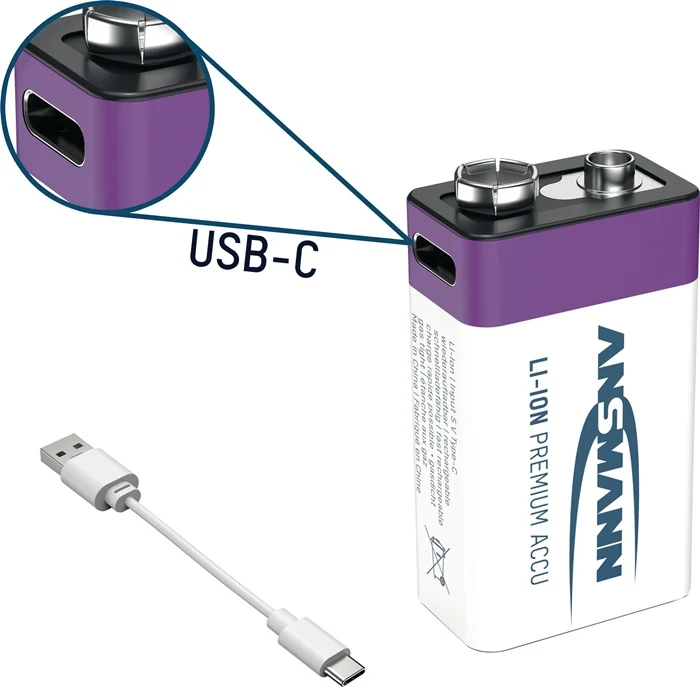 Ansmann Pile rechargeable ( 4000876127 ) 9 V 340 mAh