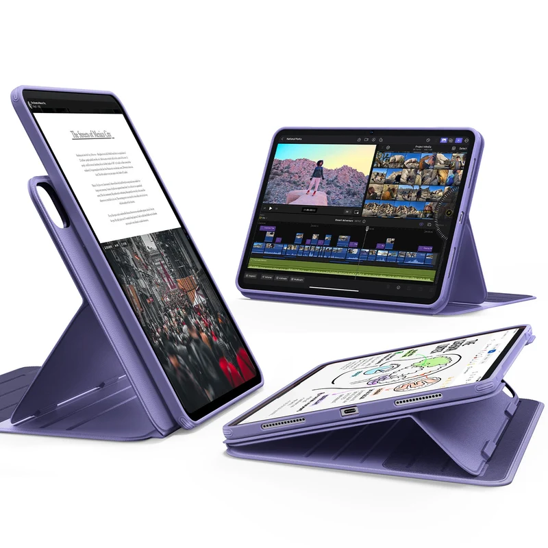iPad Pro 13ʺ (2024) Shift Magnetic Case - Purple