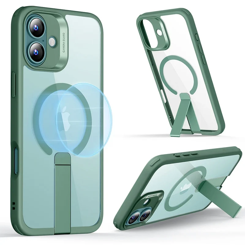 iPhone 16 Plus Boost Flickstand Case (HaloLock) - Clear Green