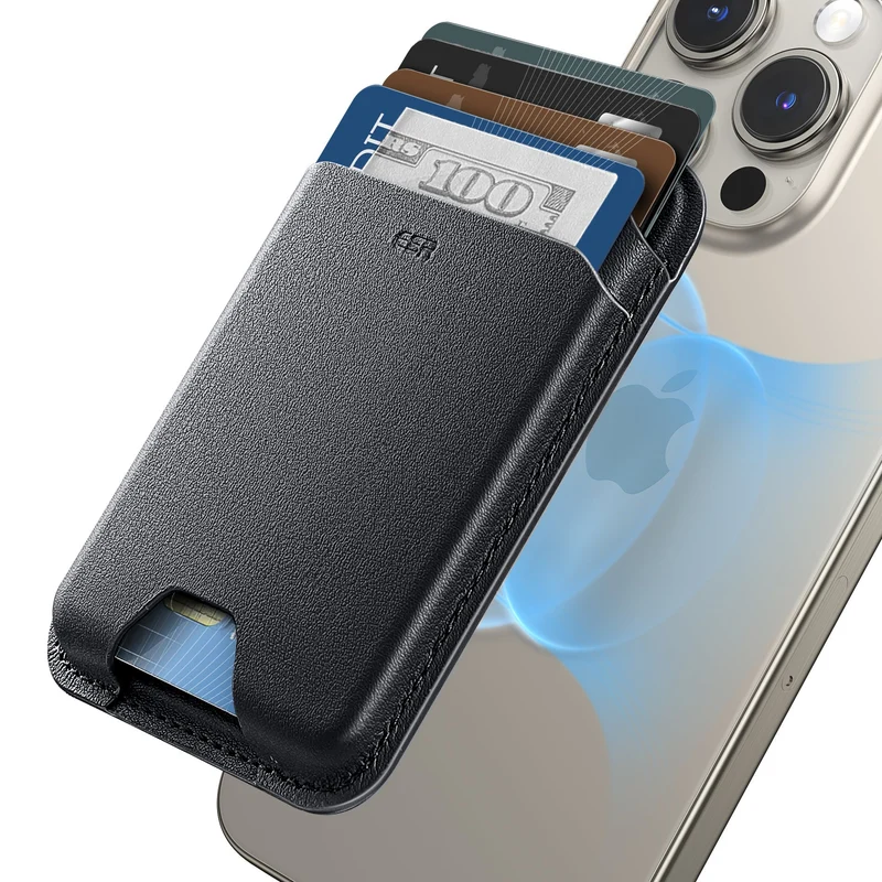 Magnetic Wallet Boost (HaloLock) - Black