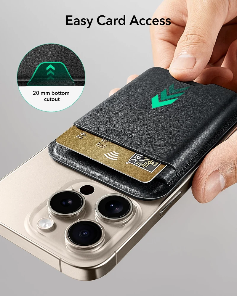 Magnetic Wallet Boost (HaloLock) - Black