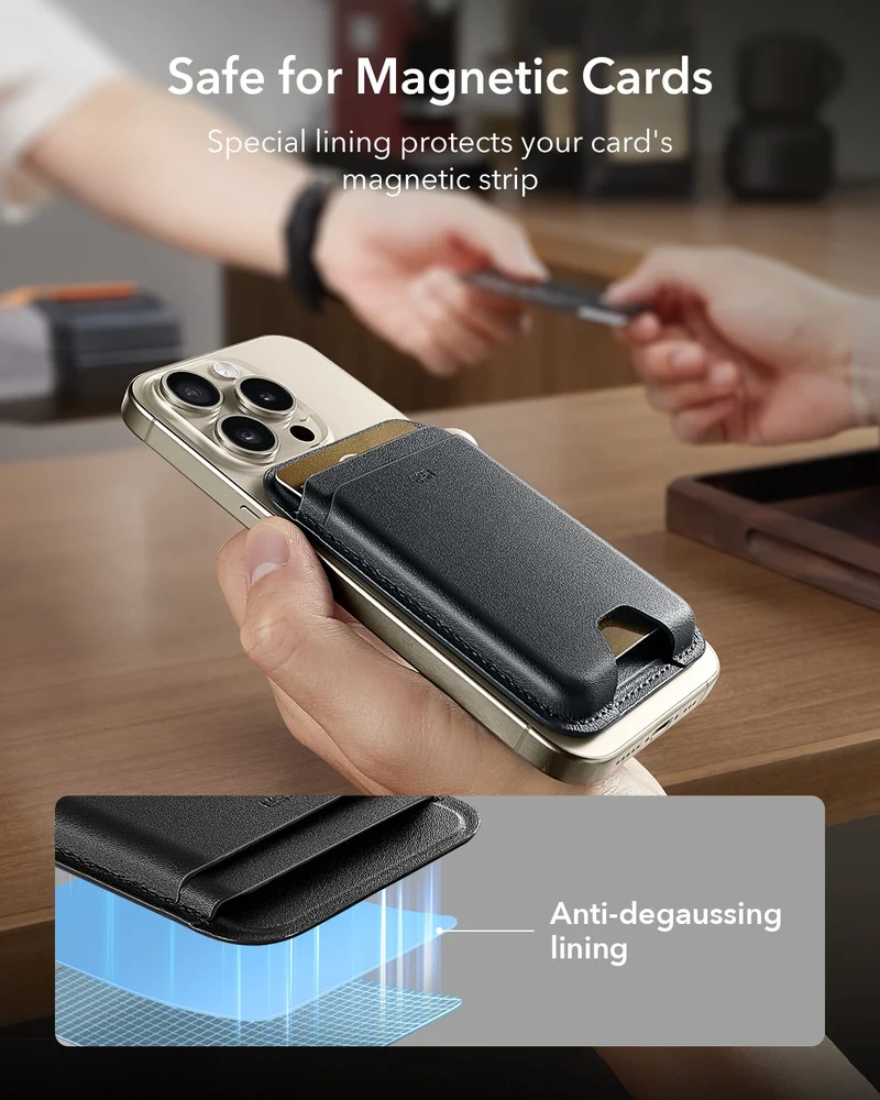 Magnetic Wallet Boost (HaloLock) - Black