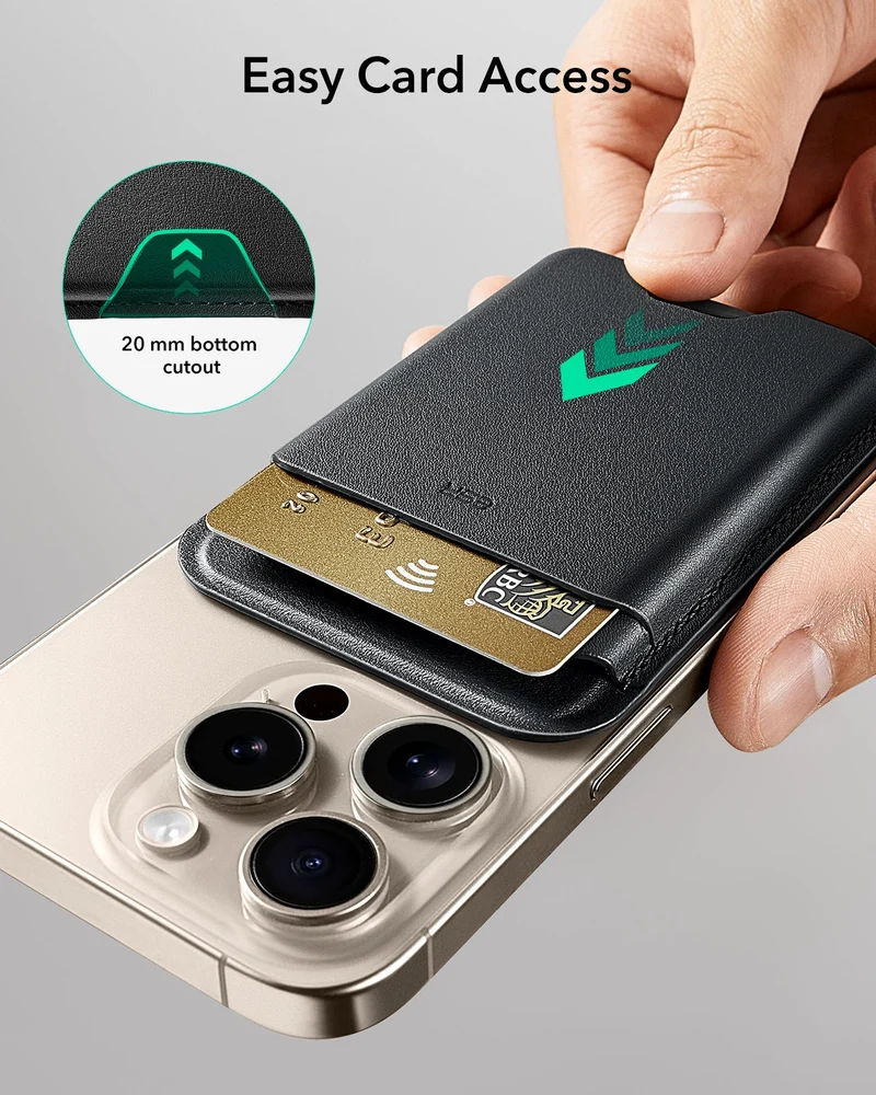 Magnetic Wallet Boost (HaloLock) - Dark Blue