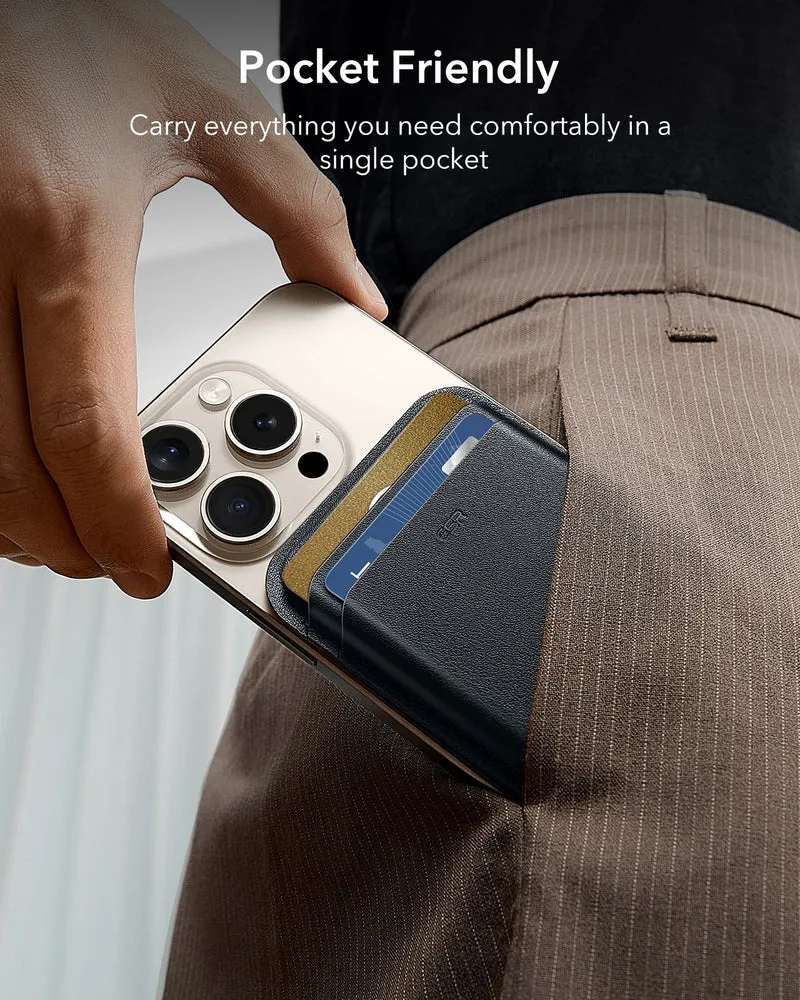 Magnetic Wallet Boost (HaloLock) - Dark Blue