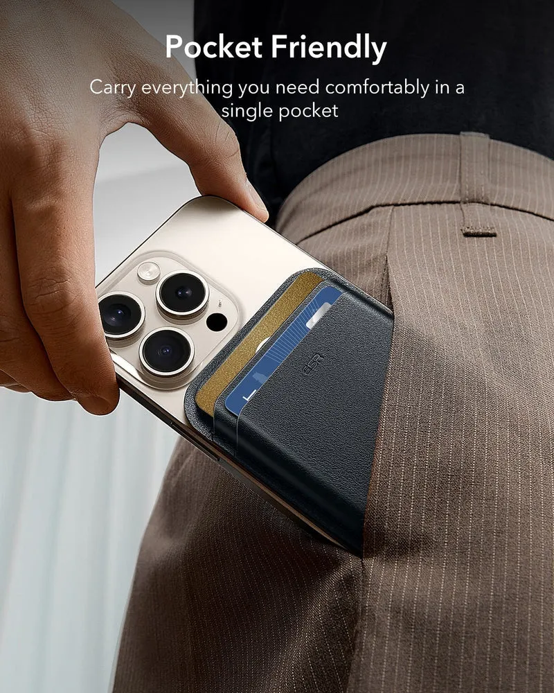 Magnetic Wallet Boost (HaloLock) - Brown