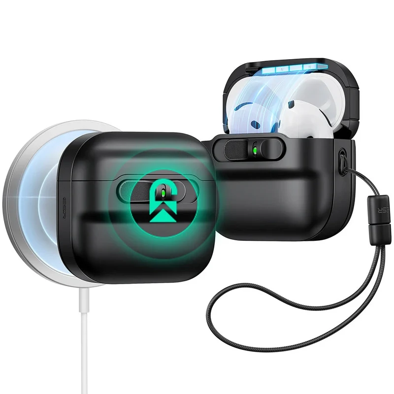 AirPods 4 Pulse FlickLock Case (HaloLock) - Black