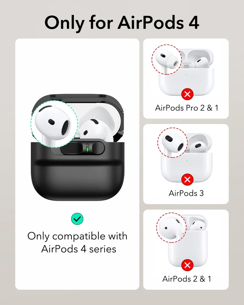 AirPods 4 Pulse FlickLock Case (HaloLock) - Pink