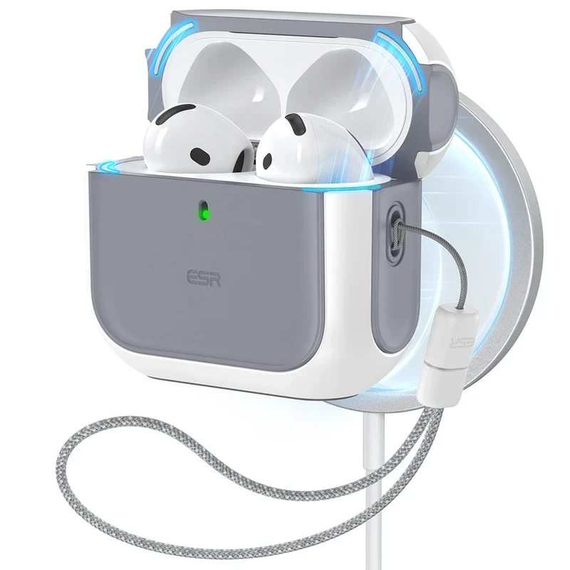 AirPods 4 Orbit Hybrid Case (HaloLock) - White