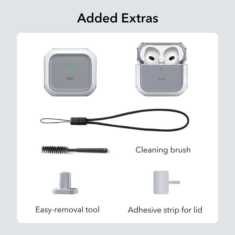 AirPods 4 Orbit Hybrid Case (HaloLock) - White