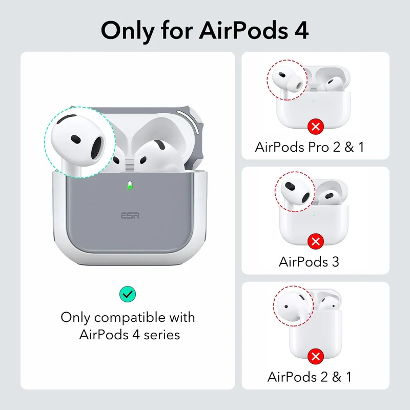 AirPods 4 Orbit Hybrid Case (HaloLock) - Purple