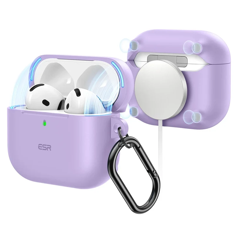 AirPods 4 Cloud Soft Case (HaloLock) - Purple
