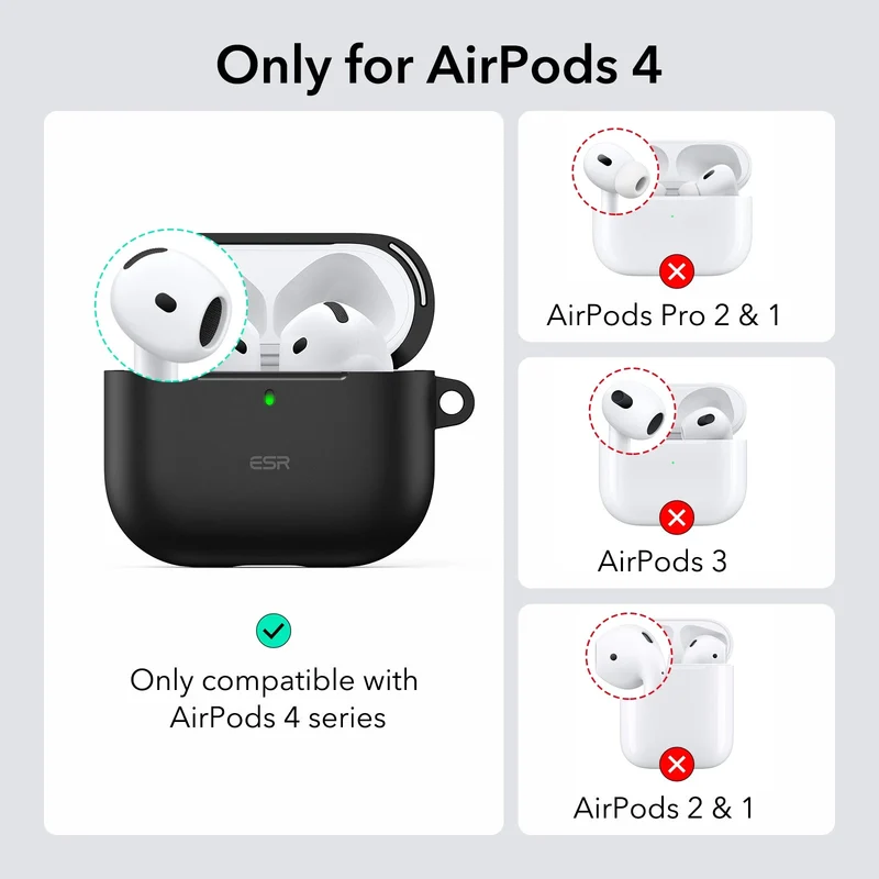 AirPods 4 Cloud Soft Case (HaloLock) - Purple