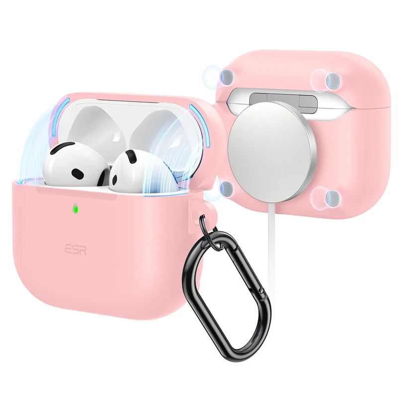 AirPods 4 Cloud Soft Case (HaloLock) - Pink