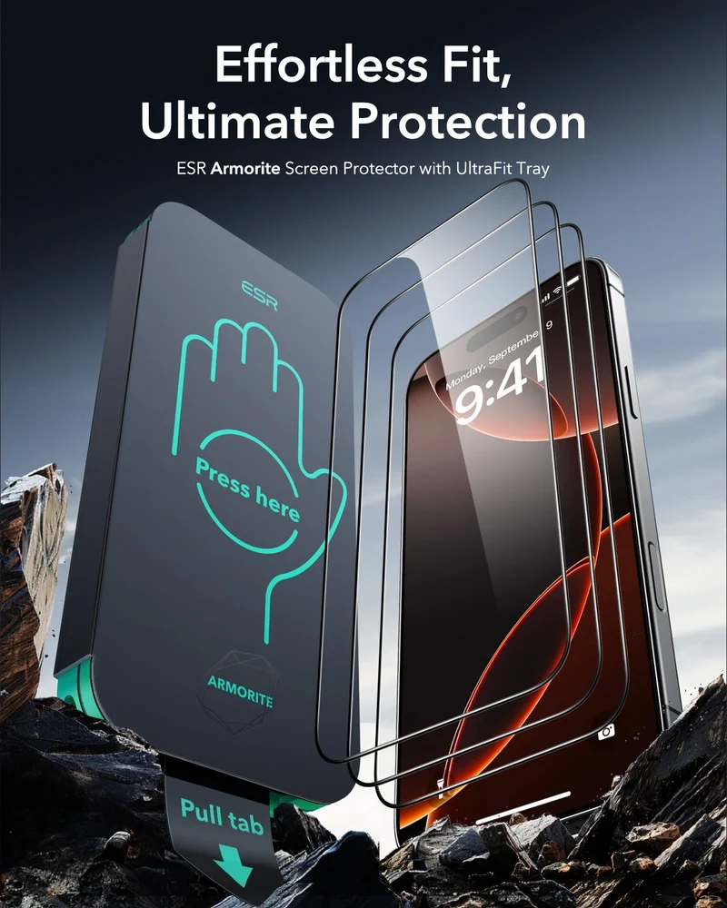 iPhone 16 Pro Max Armorite Screen Protector - 3 Pack