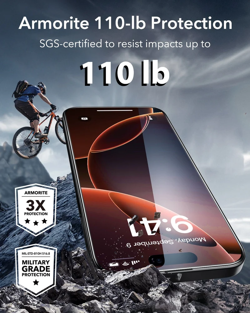 iPhone 16 Pro Max Armorite Screen Protector - 3 Pack
