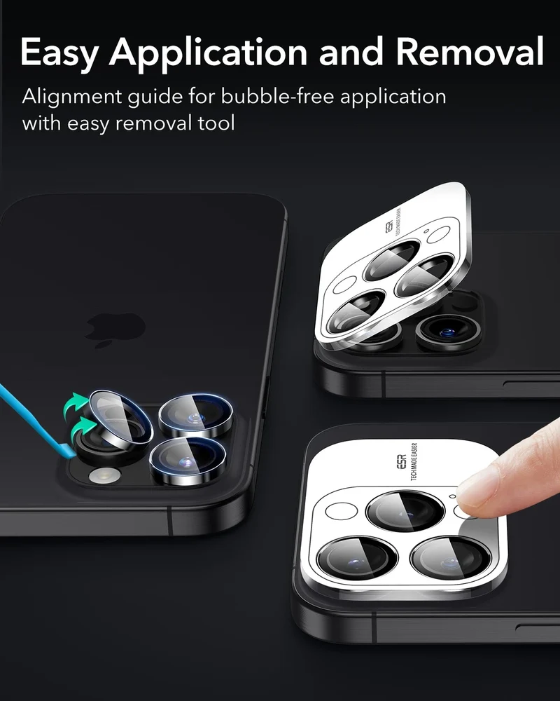 iPhone 16 Pro Max/Pro Armorite Camera Lens Protectors - Chromatic
