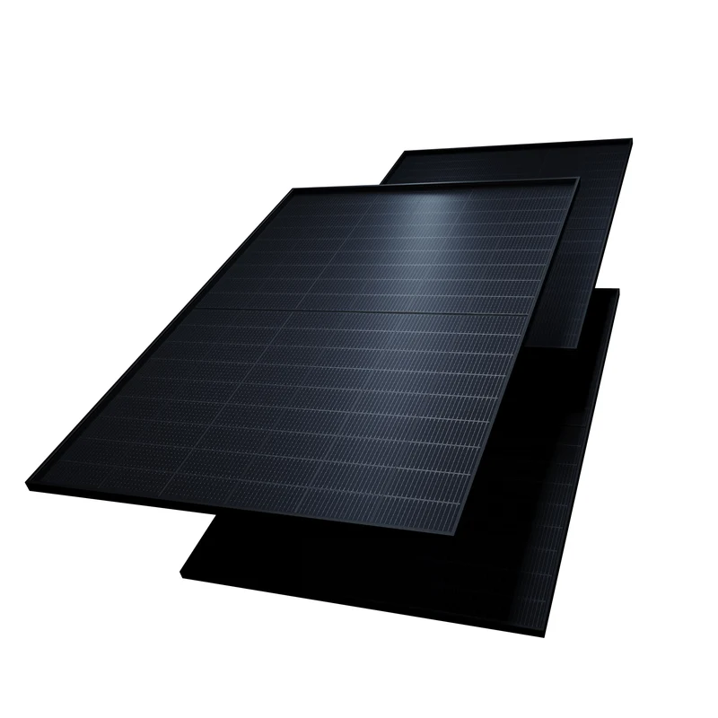 Elios Voltaic 450HC-BF 30mm Frame | All Black 450W Bifacial Solar Panel TopCon Panel VOC 38.63VDC