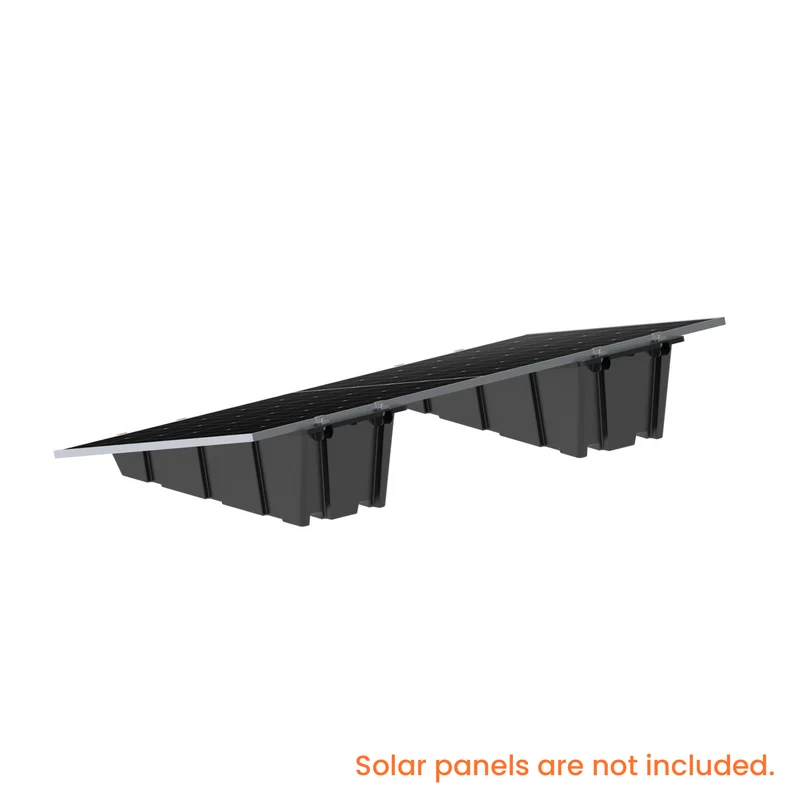 Elios Tectum Flat Roof Plastic Ballast Rack Kit for One Solar Panel