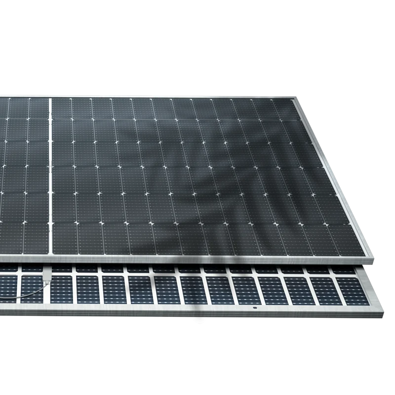 Elios Voltaic 600HC-BF | 600W Bifacial Solar Panel, N-Type, Half-Cell, 30mm Grey Frame
