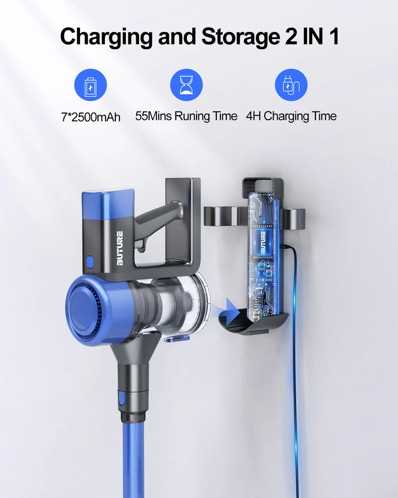 Buture VC50 Blue Vacuum | Official Refurbished