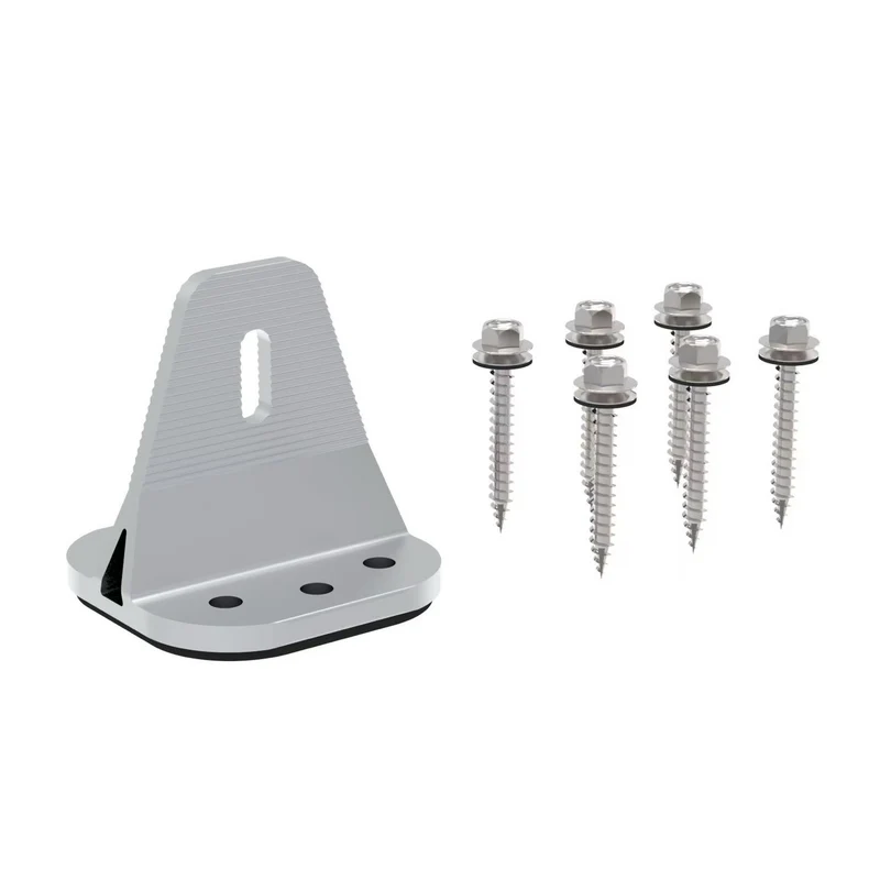 Elios T-Foot | Silver Solar Mounting Bracket