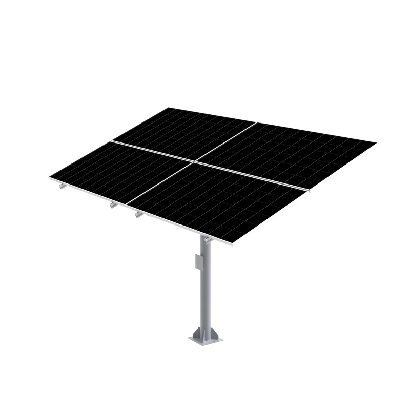 Elios Arbora P4-C | Pole Mount System for 4 Solar Panels | Post Mounting System
