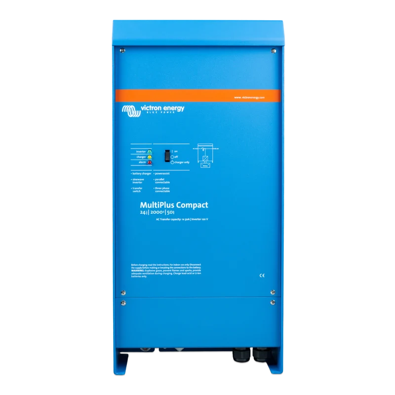 Victron Energy Inverter/Charge MultiPlus Compact 24/2000/50-50 120V VE.Bus | CMP242200100