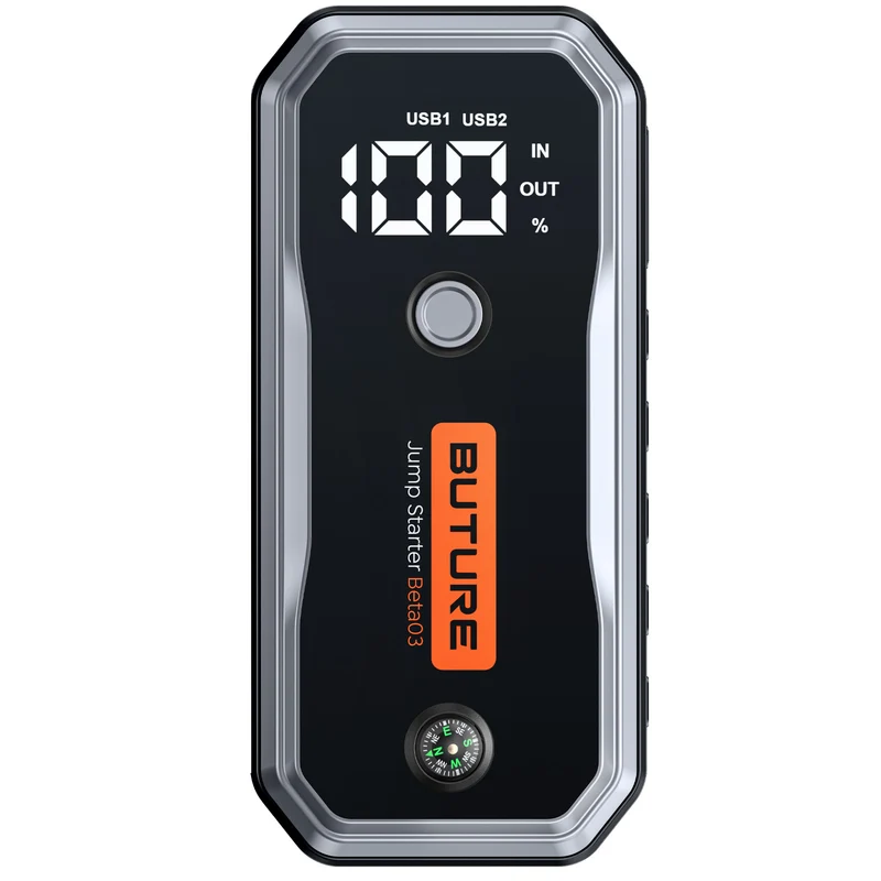 Buture Beta03 Car Battery Jump Starter 5000A丨400 Lumen Wide Angle Light, Built in Compass
