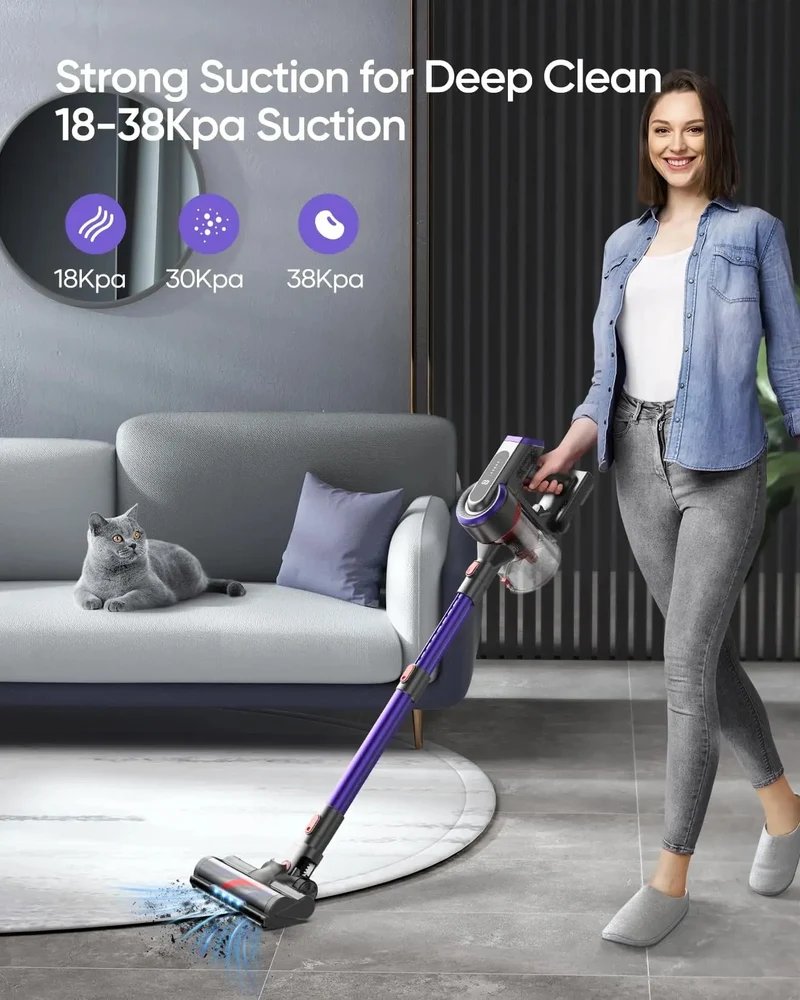 Buture JR400 Cordless Vacuum Cleaner | 400W 38KPA