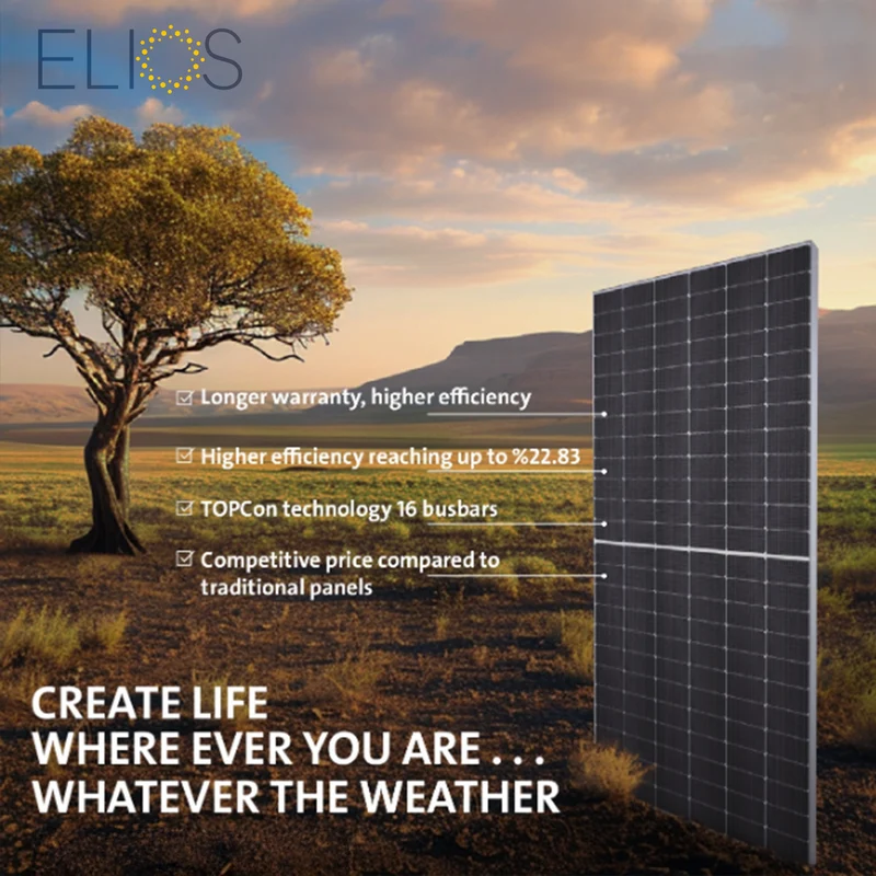 Elios Voltaic 585HC-BF | 585W Bifacial Mono Solar Panel