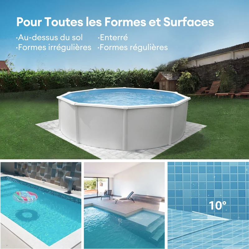 Ultenic Pooleco 10 Series Nettoyeur de Robot Piscine Sans Fil